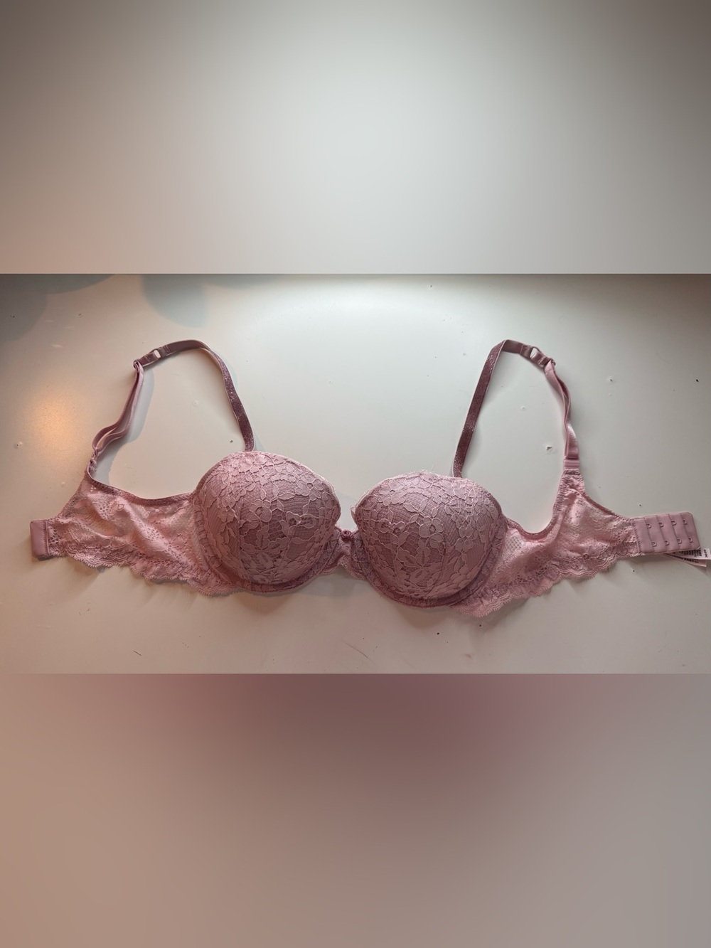 Victoria’s Secret Dream Angels Twinkle Strap Lace Classic-Coverage Demi Bra